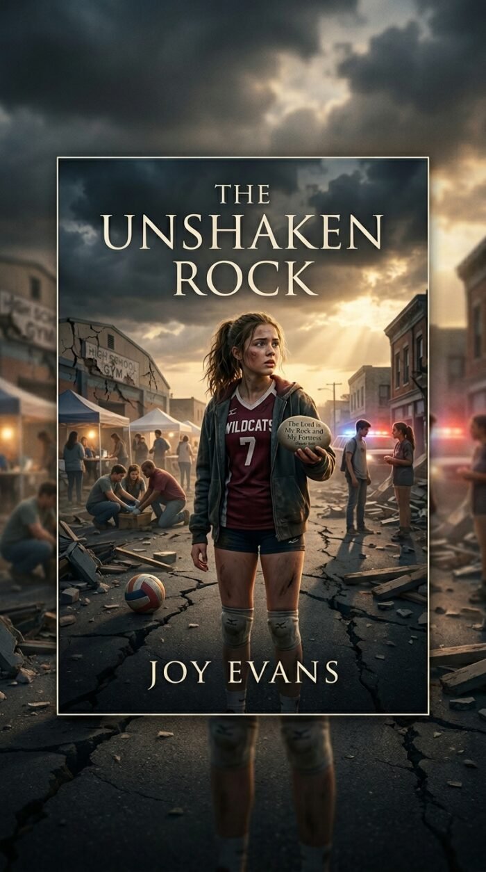 COVER (440) The Unshaken Rock: A Christian Teen Novel About Faith, Courage, and Community After Disaster (Audio Book)