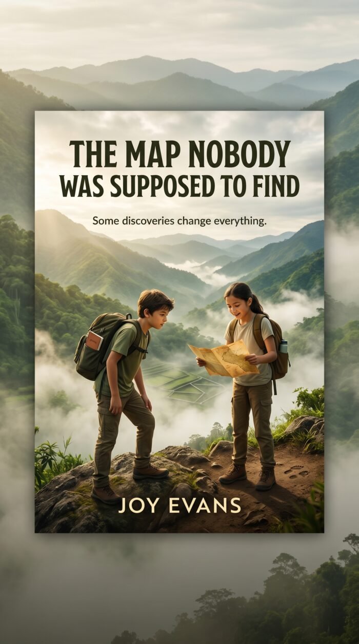 BOOK COVER (7) The Map Nobody Was Supposed to Find | Hidden Mountain Mystery Adventure