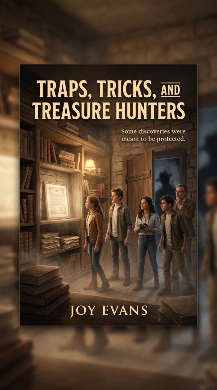 BOOK COVER (8) Traps, Tricks, and Treasure Hunters | A Hidden Civilization Adventure